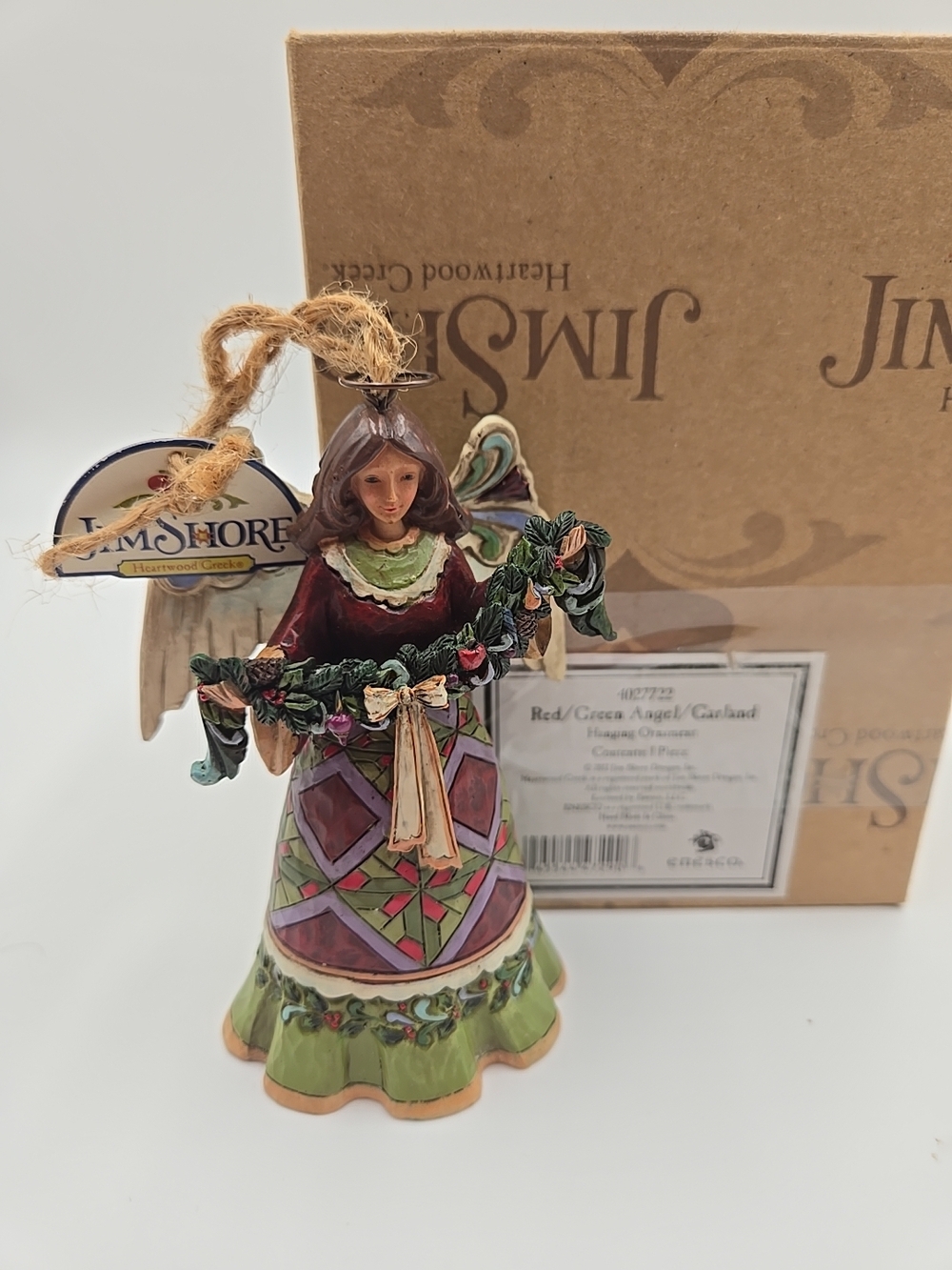Jim Shore 5 Ornaments, Ornament Display Hanger ORIGINAL BOXES all ORNAMENTS (1) - Picture 6 of 13